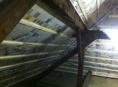 Isolierung Dachausbau